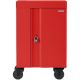 Bretford TVCM20PAC-RED Cube Cart Mini Charging Cart AC for 20 devices, Red Paint