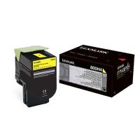 Lexmark 80C0H40 Yellow Toner Cartridge (3k Pages)