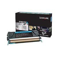 Lexmark X746A1CG Cyan Toner Cartridge (7k Pages)