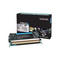 Lexmark X748H1CG Cyan Toner Cartridge (10k Pages)